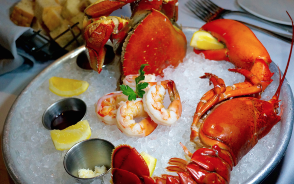 Lobster and shrimp