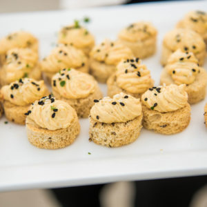 plated hors d'oeuvres